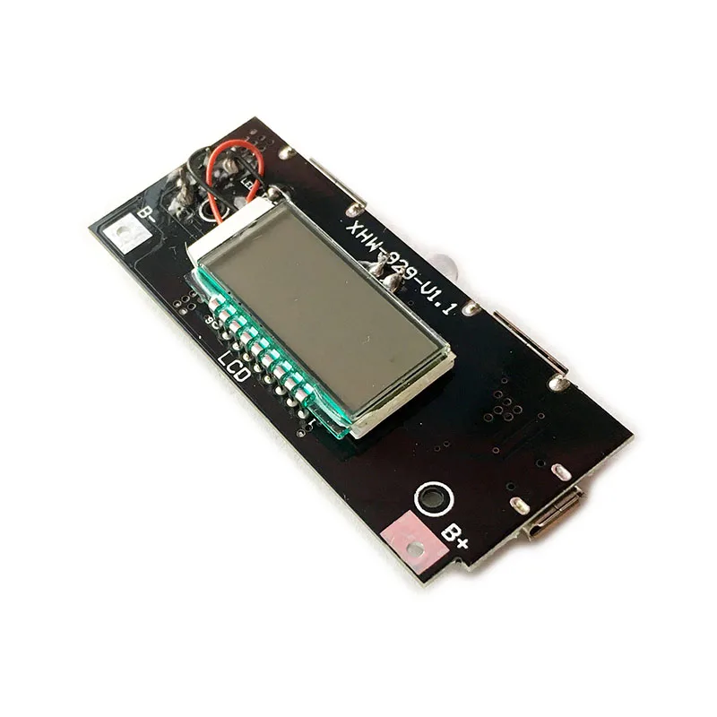 DIY Slim 10000 mAh Power Bank Decode Board Portable Ultra-thin Powerbank Charging Module 3A USB LED Light for Mobile Phone MP3