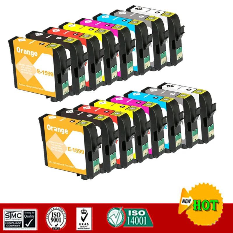 Совместимые чернильные картриджи для Epson T1590 T1599 подходит STYLUS PHOTO R2000 Photo R2000s полный
