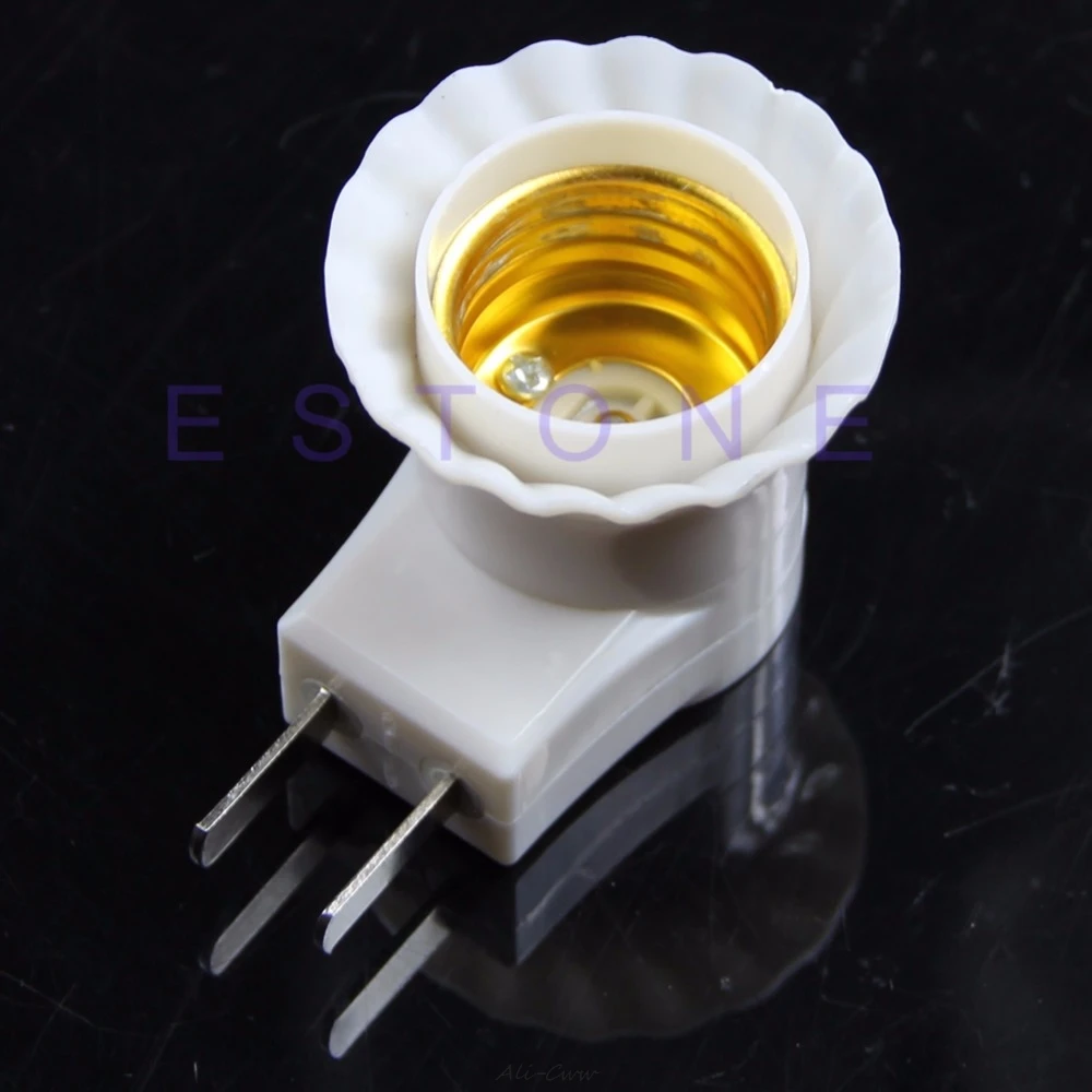 

Useful E27 female socket to US/AU/EU plug adapter/power on-off control switch
