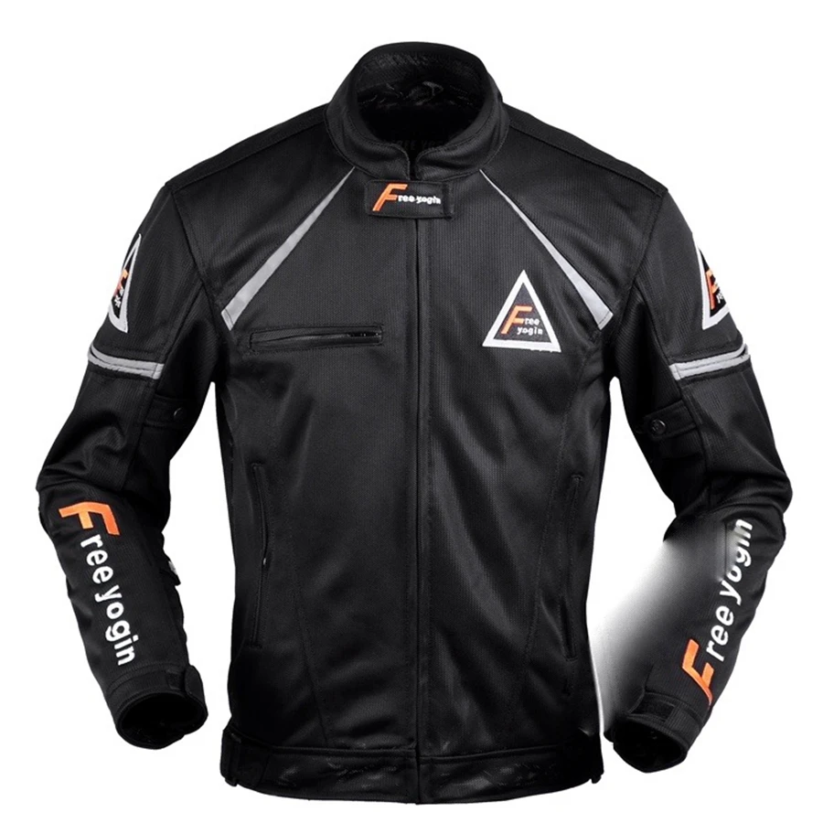 1 шт., зимняя мужская куртка для мотогонок, защита от ветра, для езды на мотоцикле, куртка с 5 накладками