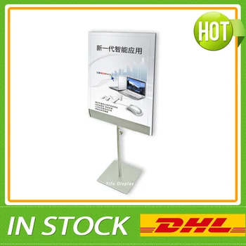 

Free Shipping A3 / A4 Metal Table Poster Display Stand