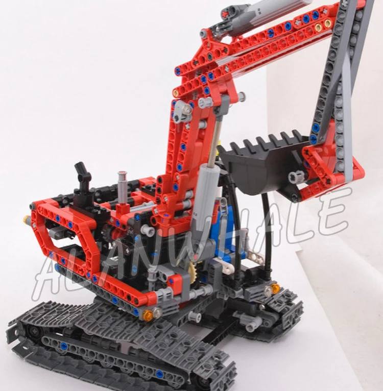 760 шт. Techinic 2в1 Новая серия экскаватор погрузчик 20025 DIY фигурки строительные блоки