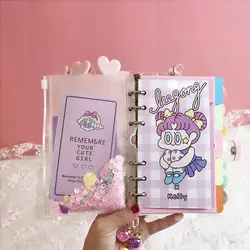 DIY тетрадь Bingbing Super Star рубанок Kawaii пуля журнал девушки Дневник Организатор студент ежедневно Еженедельный расписание Отдел канцтоваров