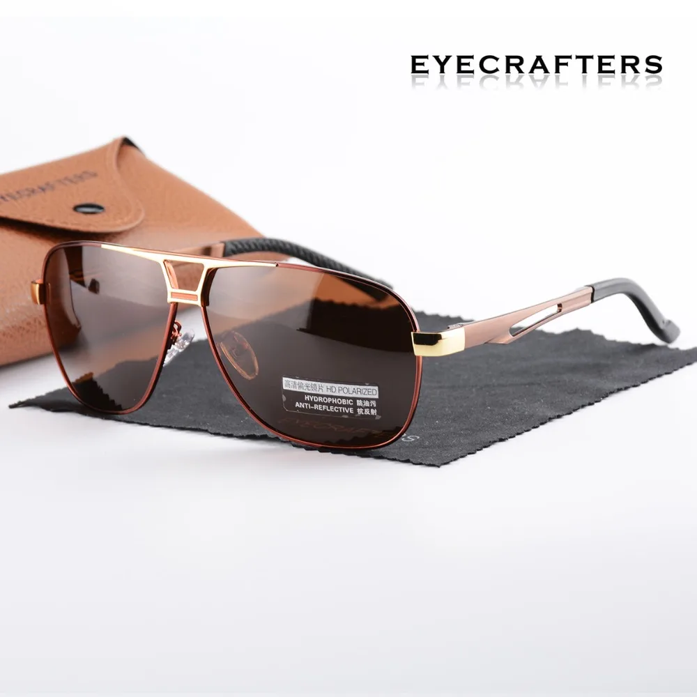 Солнцезащитные очки Eyecraftes Мужские поляризационные алюминиево магниевые