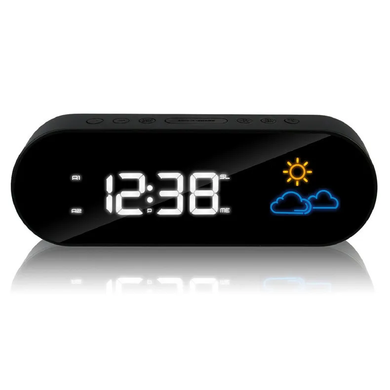 Nid Led Digital Radio Alarm Clock Fashion Multi function Alarm Clocks