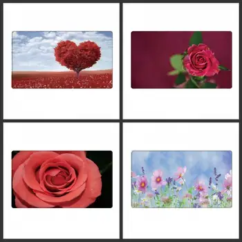 

Mairuige Red Rose Art High Quality Print PC Large Size Mouse Pad Mechanical Keyboard Rubber Mat Valentine's Day Gift MousePad