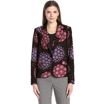 

African fashion women blazers slim fit dashiki clothes for ladies blazer coat elegant business style suit jacket Africa clothing