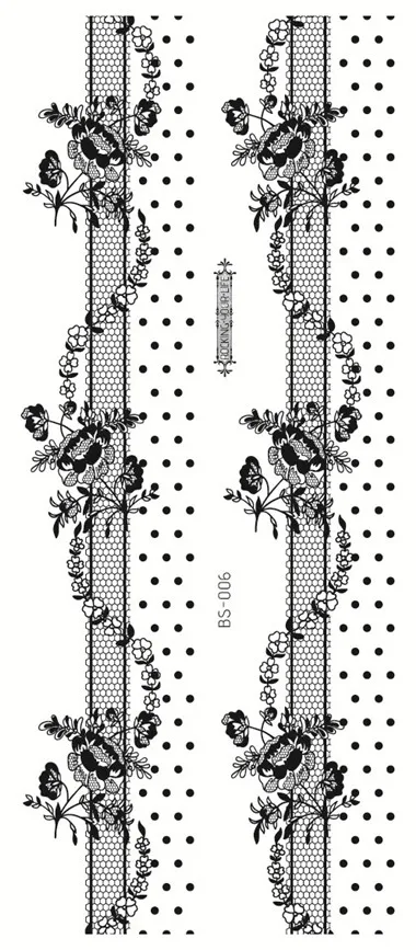 Rocooart новые трендовые черные временные арабские татуировки Кружева на ножке хны татуировки наклейки ноги цепи поддельные татуировки Секс татуировки Стикеры - Цвет: BS-006
