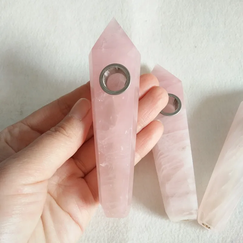 Charming-pink-rose-colour-crystal-quartz-stone
