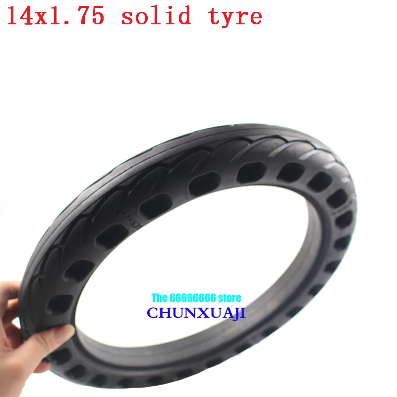 14x1.75 electric bicycle non-inflatable honeycomb solid tire 14*1.75 shock absorption and explosion-proof Electric Car tyre | Автомобили и