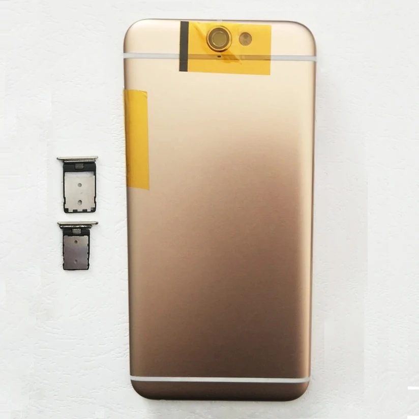 

ZUCZUG New Metal Rear Housing For HTC A9 Battery Cover Back Case Door A9 Repair Part With TF / SIM Tray