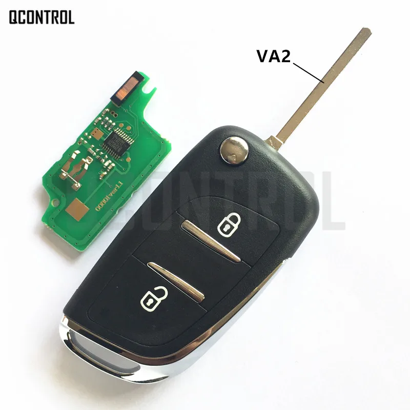 QCONTROL Модернизированный дистанционный ключ для CITROEN C2(2005-2009)/C3(2006-2009