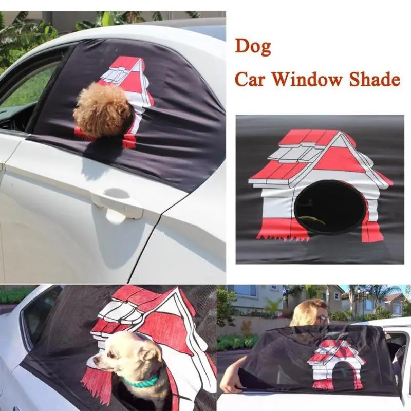 Universal Pet Dog Travel Car Window Grill Vent Cover Security Window