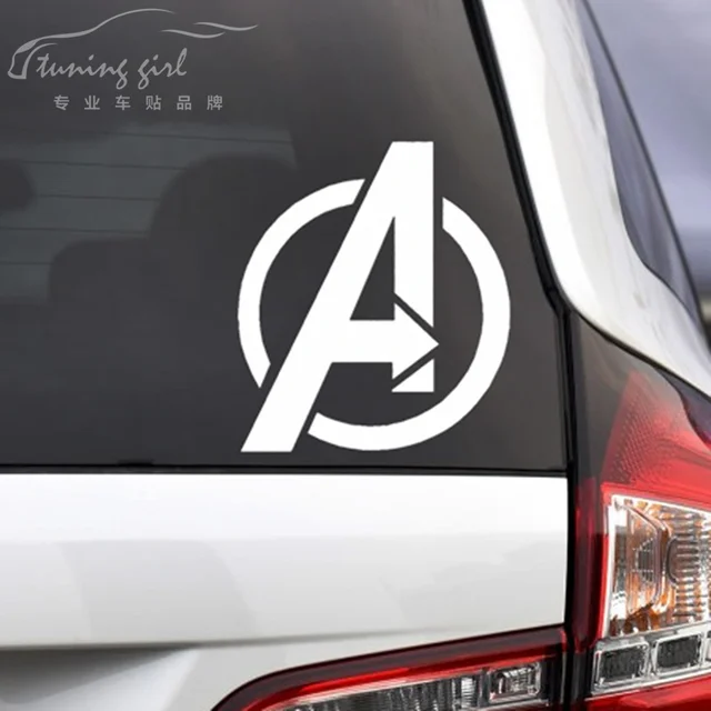 Car Stickers Marvel's The Avengers SHIELD Creative Decals For Tail Fuel Tank Cap Vinyls Auto