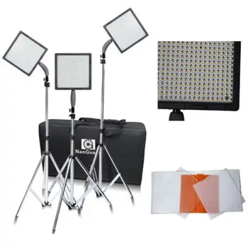 

CN-576 Dimmable 95 Hight CRI 34.5W 12V 4253 LM 5600K/3200K LED Video photo Light Lamp for DSLR Camera (Nanguang CN-576 CD50