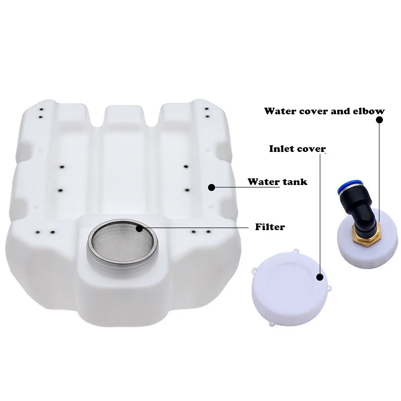 DIY 12L/KG medicine box groove anti-shock 12L water tank DIY agricultural plant protection drone accessories