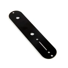 Calidad plateado Placa de control para Fender Telecaster tele eléctrica Guitarras negro