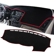Для LHD Ford Focus 2 3 2013 2012 2011 2010 2009 крышка приборной панели автомобиля коврик защитная накладка автомобильные аксессуары