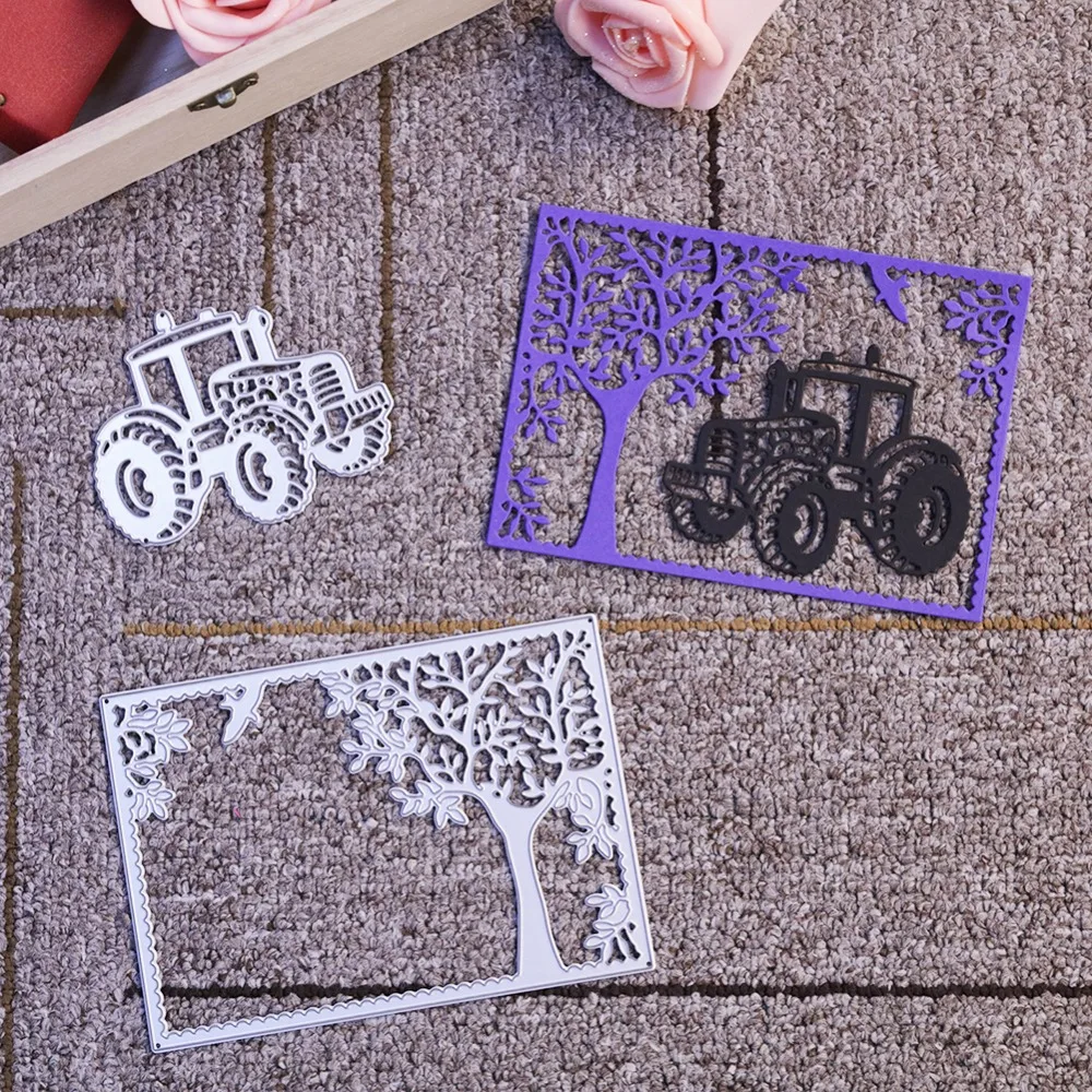 Металлические Вырубные штампы и DIY бульдозер трафареты для дерева | Отзывы и видеообзор