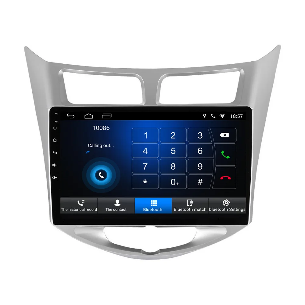 Flash Deal Nedehe Quad core Android 8.1 car dvd gps navigation for Hyundai Solaris Verna accent car radio stereo video multimedia player 4