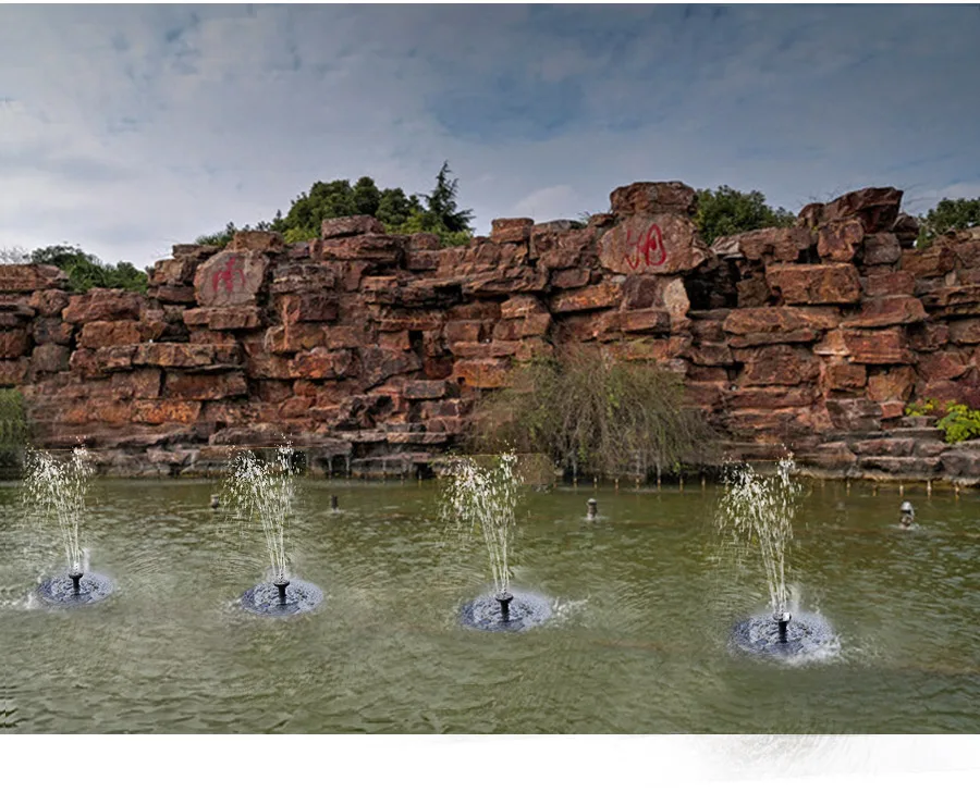 Экологичный Солнечный Спринклерный водяной насос Солнечный декоративный фонтан для садового пруда аквариум циркуляция воды