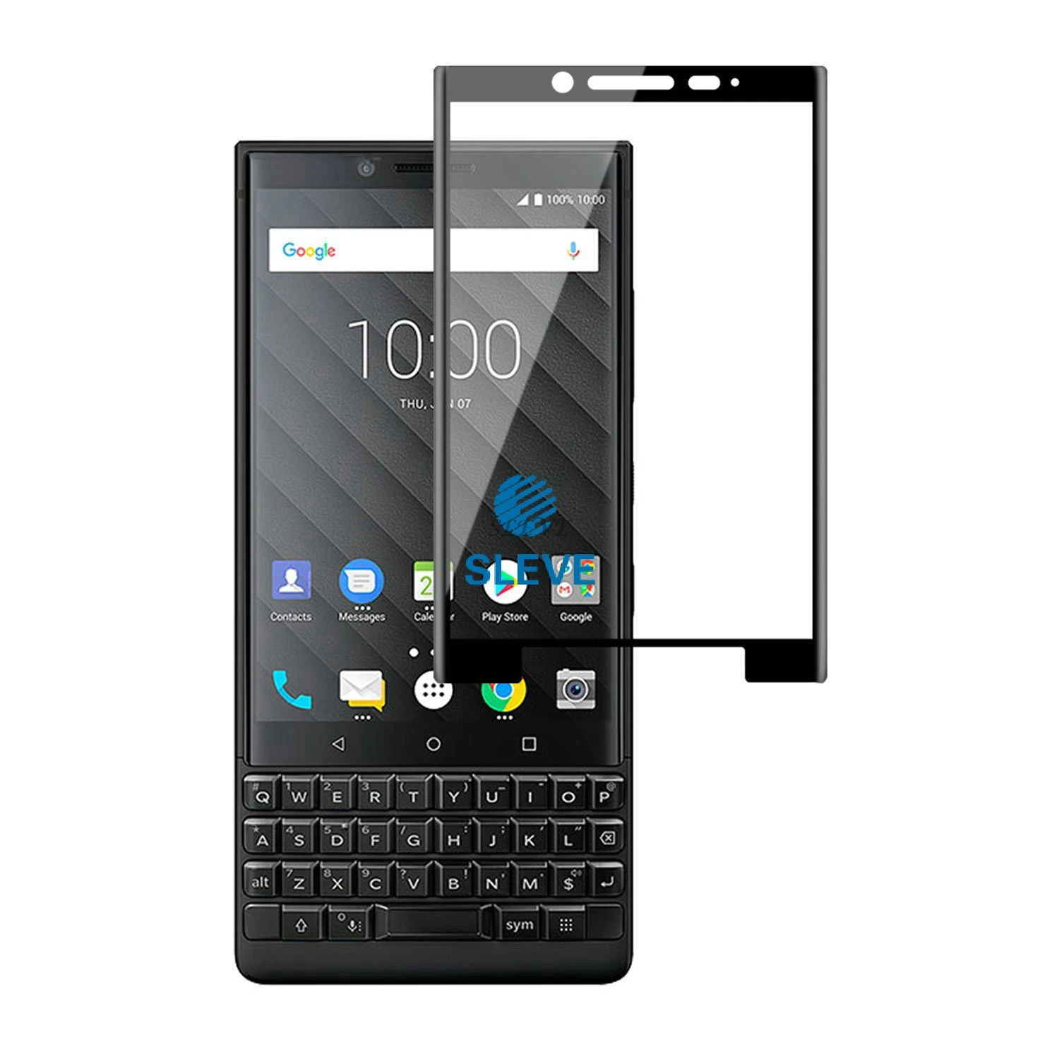 Закаленное стекло для BlackBerry KEY2 Защита экрана два искусственных зерна Athena