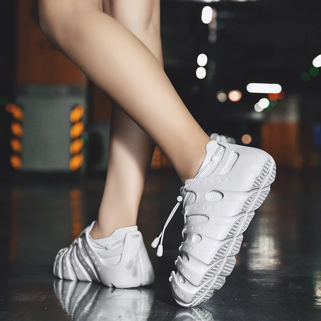 Couple Flat Shoes Comfortable Mesh Platform Sneakers Women Casual