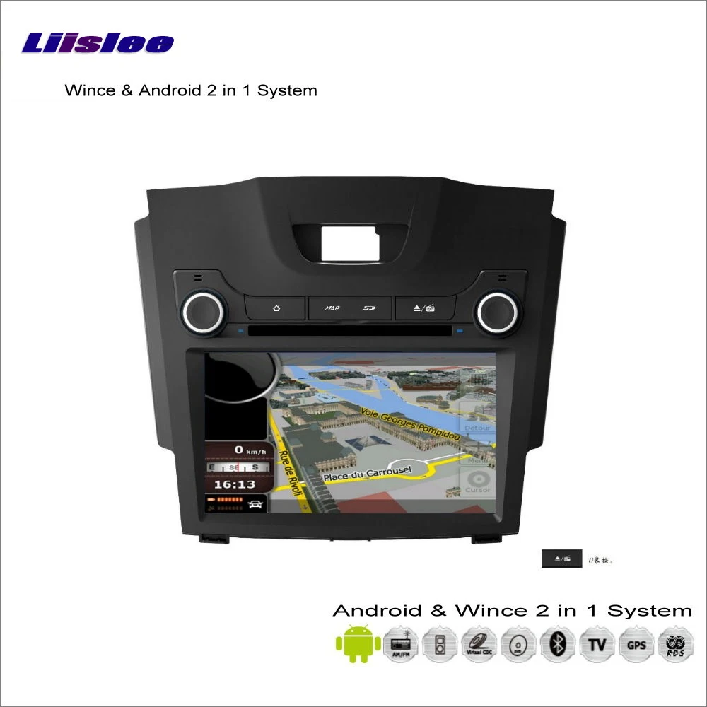 Cheap Liislee Car Android Multimedia For Chevrolet Colorado 2012~2013 Radio CD DVD Player GPS Nav Navigation Audio Video Stereo System 1