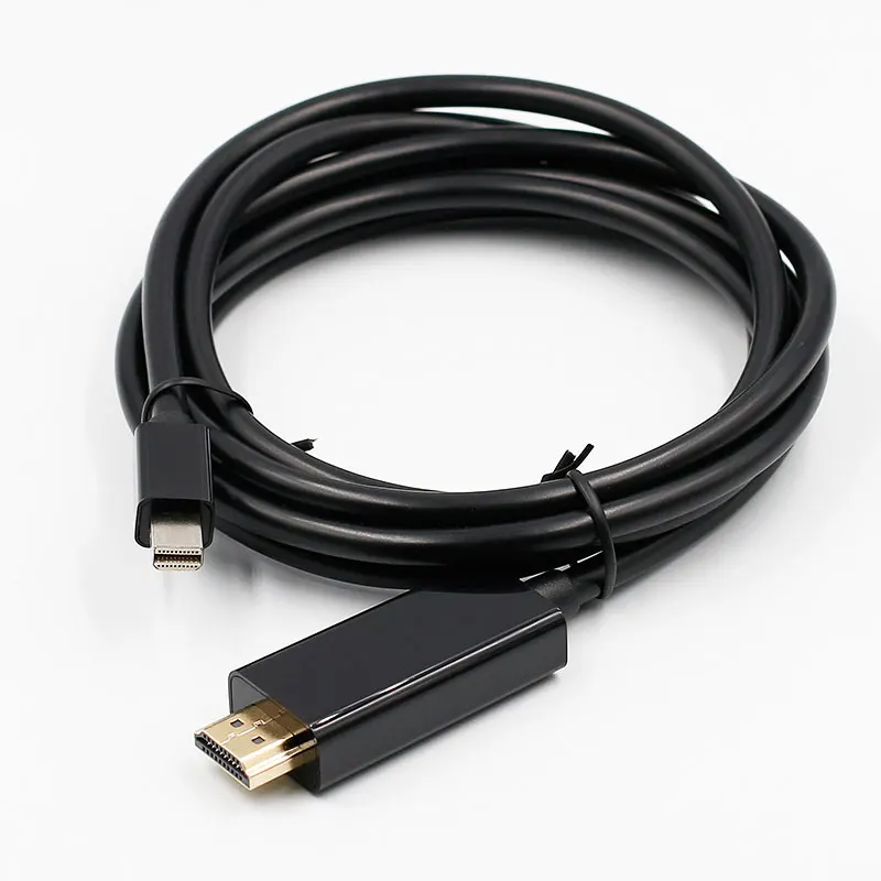 

1.8m Thunderbolt Mini Display DP to HDMI Cable Male to Male Adapter for Macbook Pro Air Projector Camera TV
