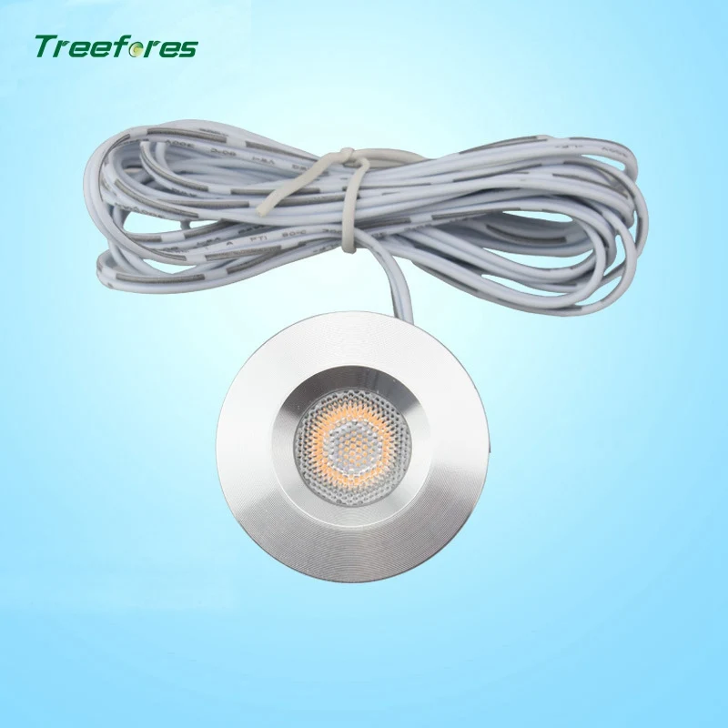 DC12V 1W Скрытая установка мини светодиодсветодиодный лампы для шкафа чулана мотор