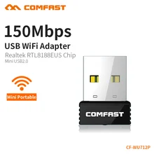 COMFAST 150 Мбит/с мини беспроводной USB WiFi адаптер внешний Беспроводной Wi-Fi приемник портативный беспроводной сетевой карты CF-WU712P