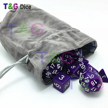 

wholesale 10pc/bag T&G High quality d4,d6,d8,2xd10,d12,,d20,d24,d30,d60 dice set rpg dungeon and dragons d&d board game,dados