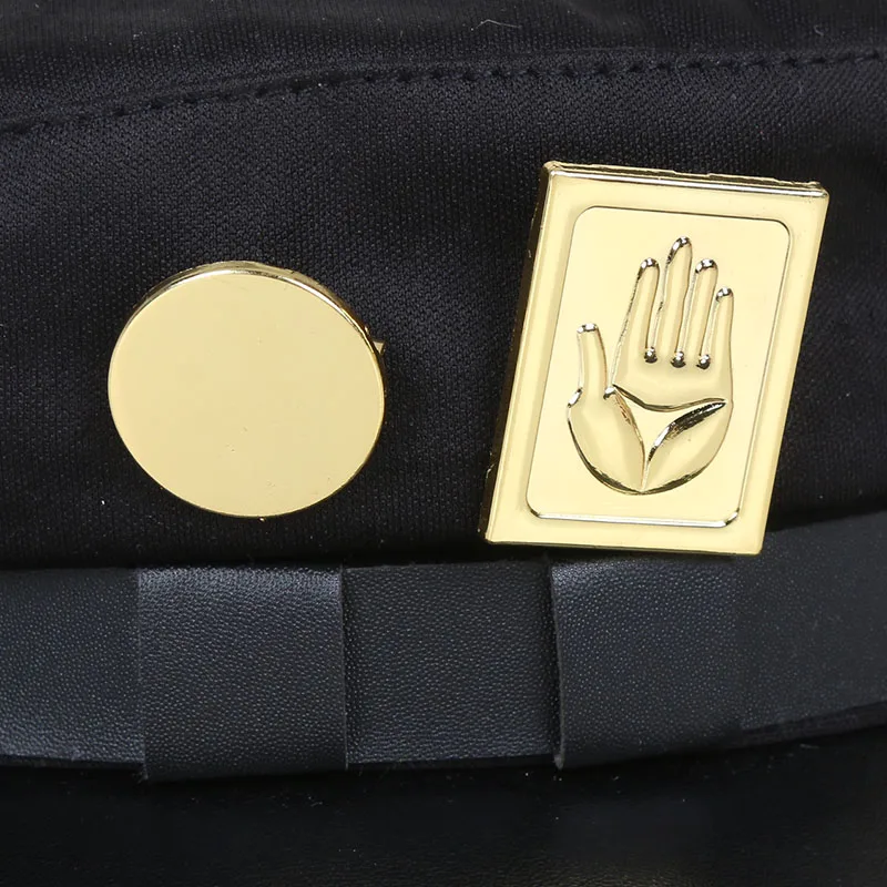Аниме JoJo странное приключение Kujo Joseph Jotaro военная шляпа JOJO карнавальные костюмы