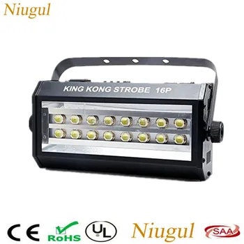 

High Power 400W Flash Super Bright DMX512 Sound Control 16 LED Stroboscope 400W Strobe Lamp Party Disco DJ Lighting Strobe Light