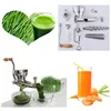 Multifunctional kitchen manual hand crank single auger wheat grass juicer lemon orange juice eztractor squeezer machine ► Photo 3/6
