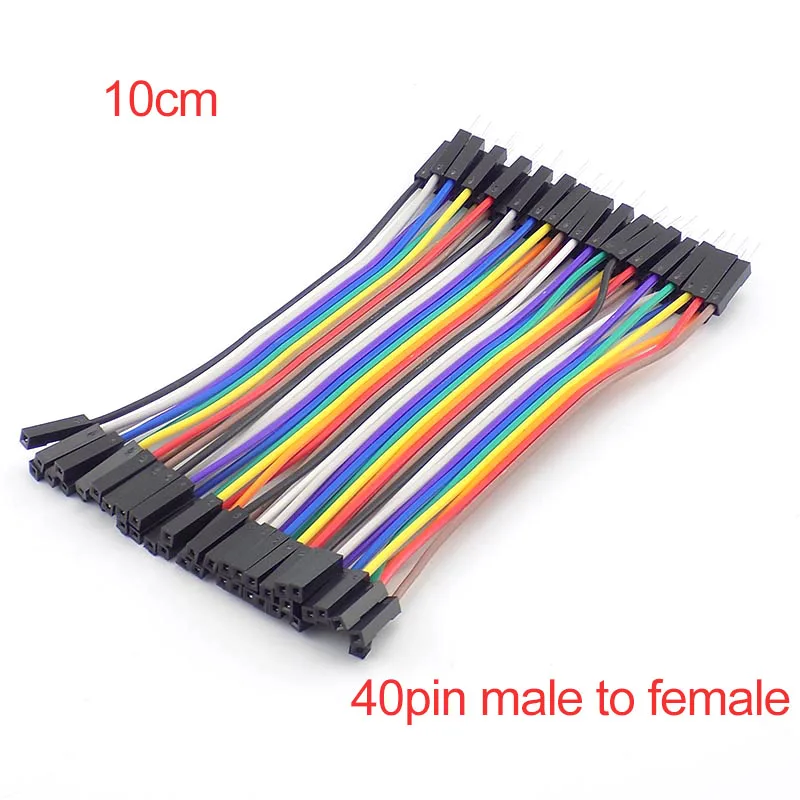 10/20/30 см 40PIN Перемычка комплект мужского и женского пола Pin соединительная линия эклектическая Соединительный кабель для PBC Arduino DIY Kit - Цвет: 10cm