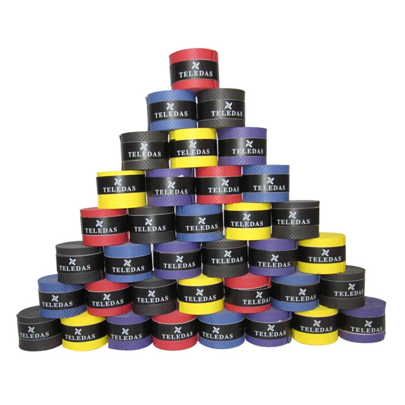 

5PCS Tennis Racket Grips Anti Slip Sweat Absorbed Wraps Tape Badminton Squash Racket Grab Handle Cover Bandage Strap Fishing Rod