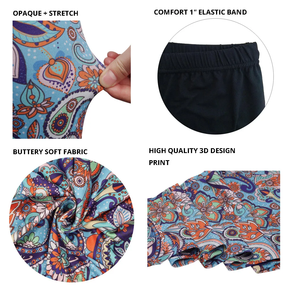 paisley printed leggings for women  (2)