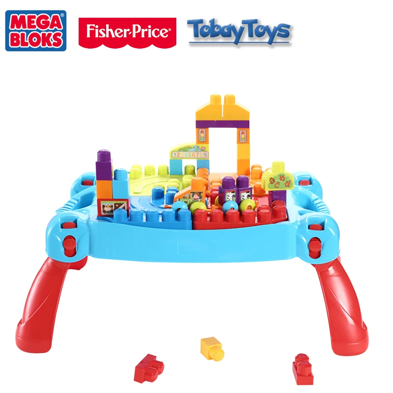 Mega Bloks Classical Toy Build And Learn Table Cnm42 Table D