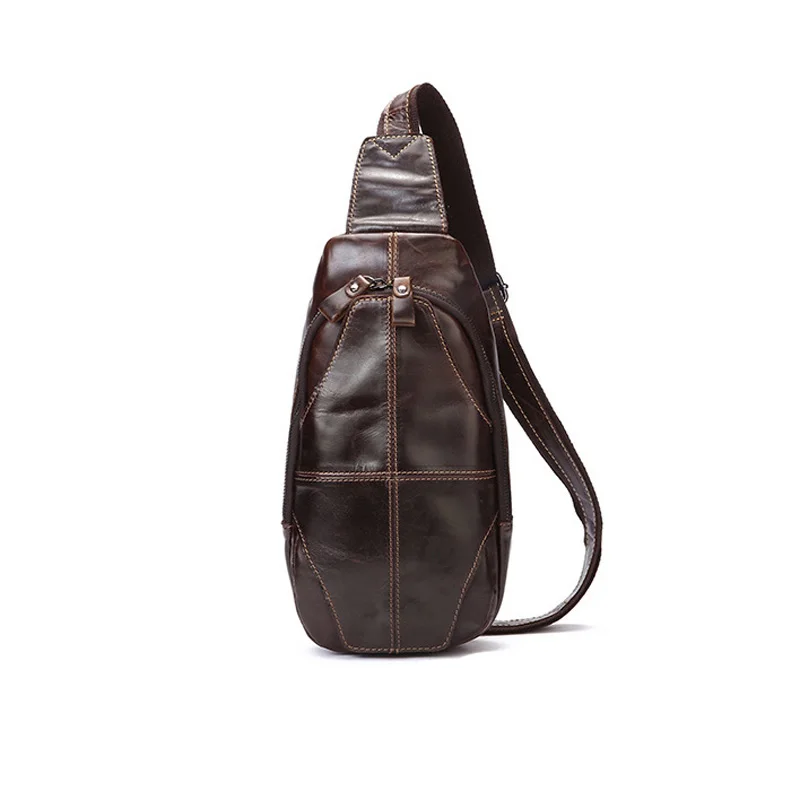 

Neweekend Famous Brand Bag Men Chest Pack Sling Single Shoulder Strap Pack Bag Leather Travel Bag Men Fashion Handbags BF096