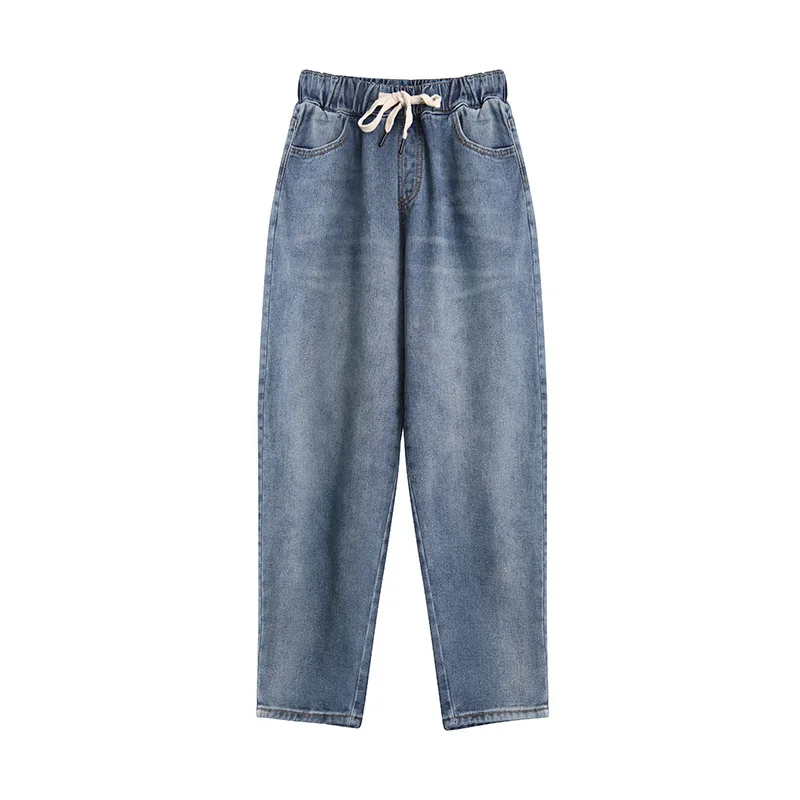 New 2018 Fashion Winter High Waist Mom Female Boyfriend Jeans For Women Trousers Pencil Pants Denim Jeans Woman Plus Size New 2018 Fashion Winter High Waist Mom Female Boyfriend Jeans For Women Trousers Pencil Pants Denim Jeans Woman Plus Size