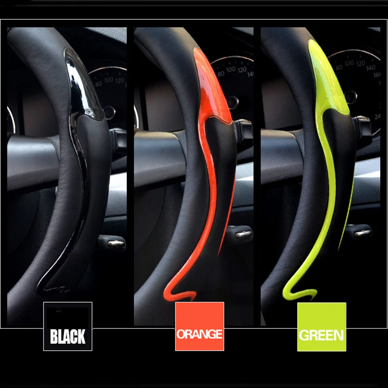 

Automotive interior supplies Multi-color fashionable Antiskid Comfortable Car Steering Wheel Cover protection for most cars