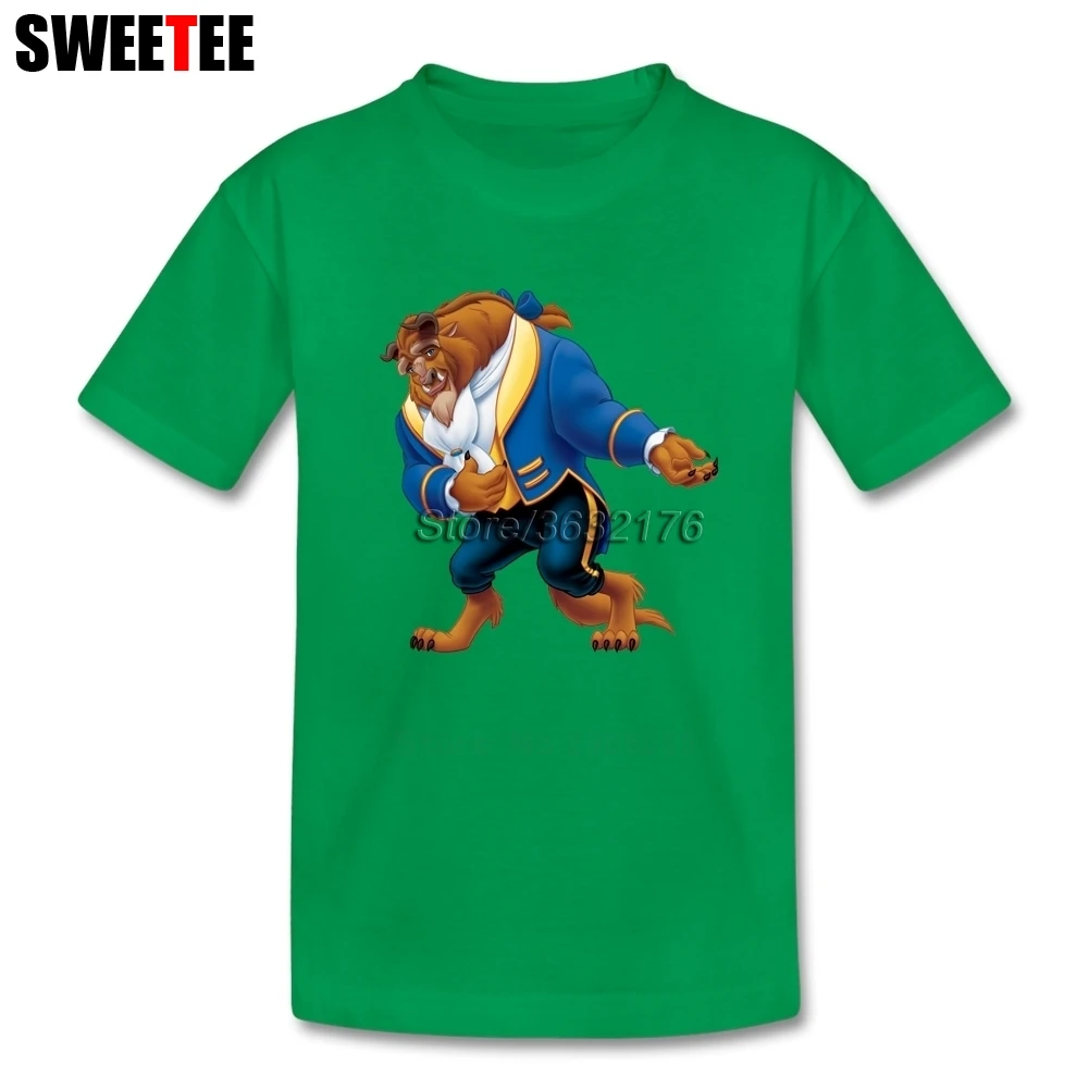 

Beauty And The Beast Kid T Shirt Kid Pure Cotton Toddler O Neck Baby Tshirt children's Infant Clothes 2018 T-shirt For Boy Girl