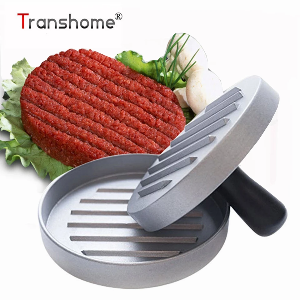 Transhome همبرغر مكابس صانع 12 سنتيمتر مفرمة تفتيت اللحم همبرغر مطرقة لحم أداة برغر صانع اللحوم الدواجن أدوات الطبخ أدوات