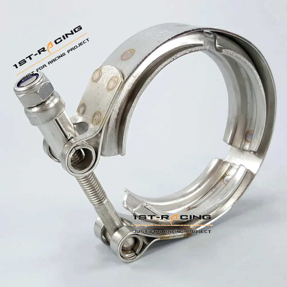 3.0" Inch V Band Clamp Exhaust Turbo Wastegate 76mm 86mm Stainless 304