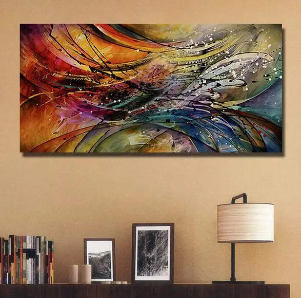 Cuchillo Abstracto Cuadros Pintura Decoracion Casa Sobre Lienzo