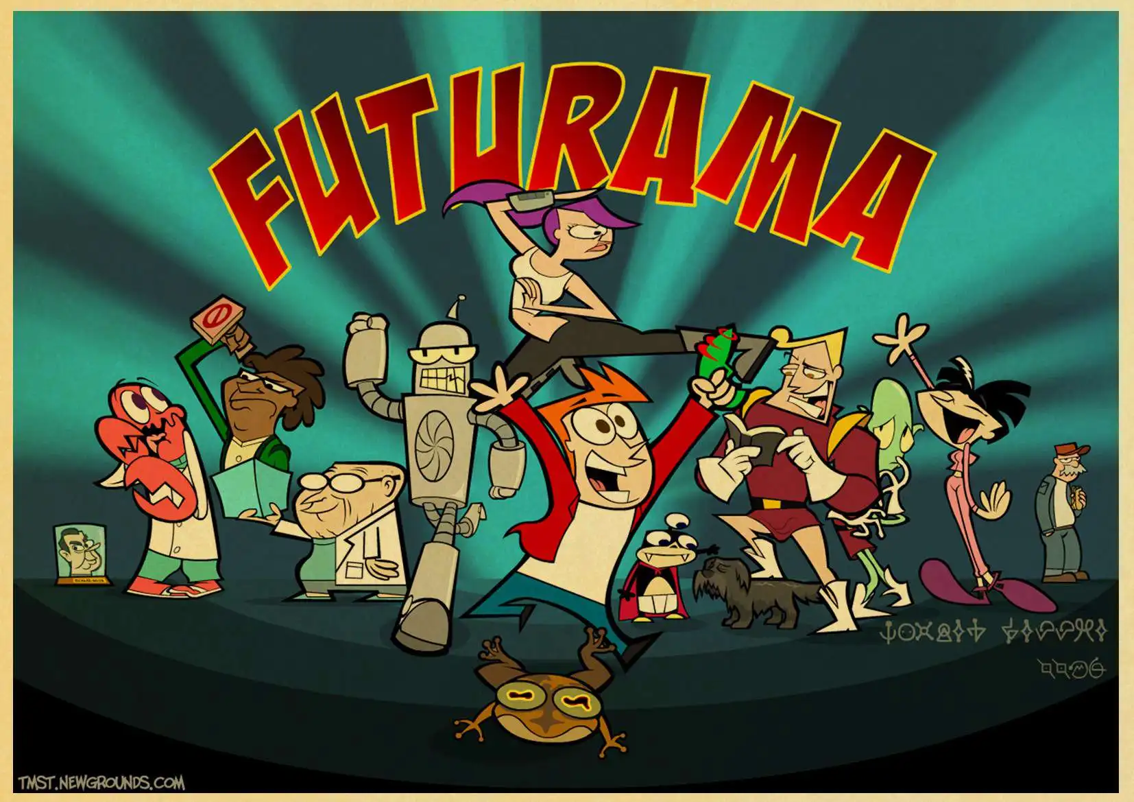 Комический фильм плакат Futurama плакаты Винтаж Крафт-Бумага ремесла печать для детской комнаты стены мультфильм декоративная живопись