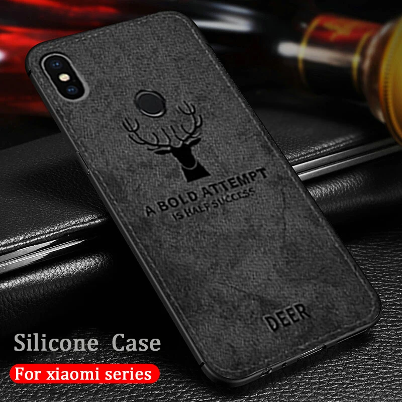 

pocofone Silicone Edge case For Xiaomi mi 9 8 lite 6 5 Max 3 2 fabric Soft Back Cover Case xiomi xaomi Pocophone F1 coque shell