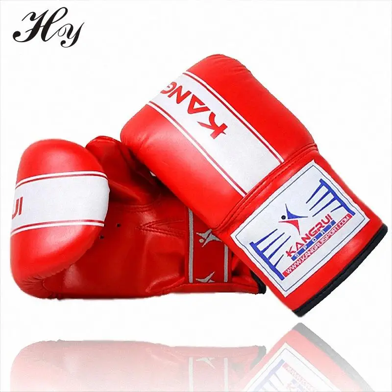Curved Sanda boxing gloves PU Boxing Glove Kungfu Takewondo Mens