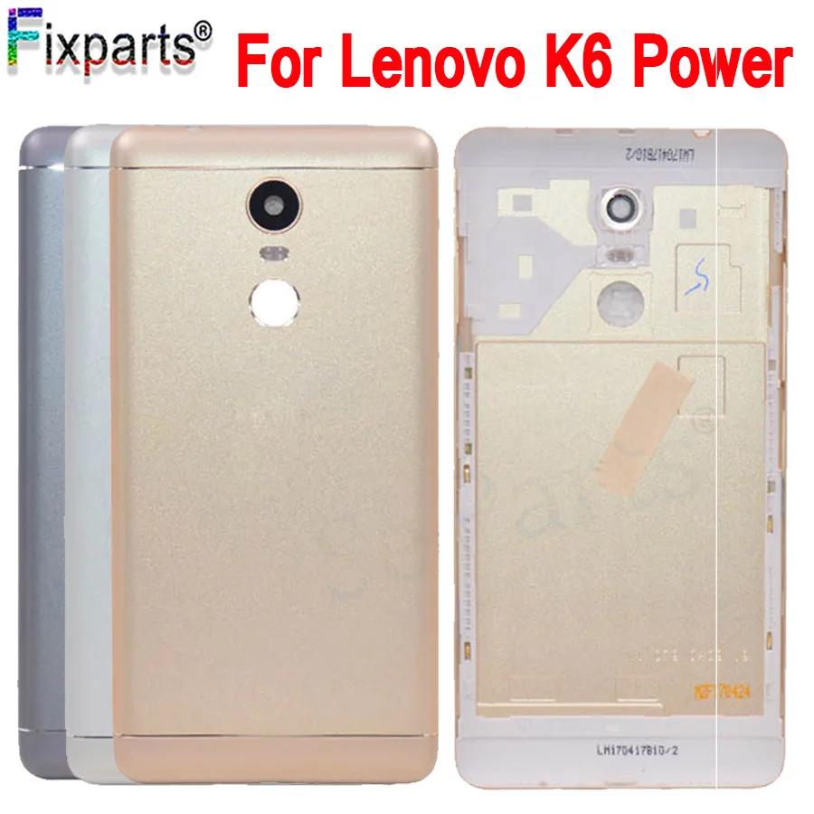 

Original For Lenovo K6 Note Metal Cover Case for Lenovo K6 Note Back Battery Cover Housing Replacement Parts K6 Note With Tools